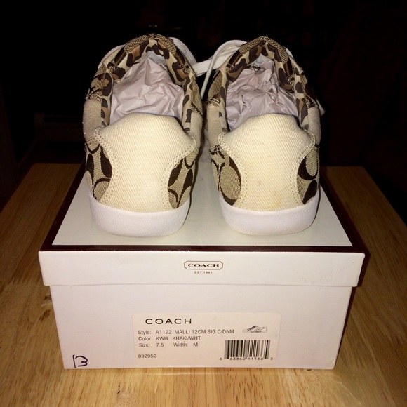 Coach Classic Canvas Sneakers - Picture 4 of 8